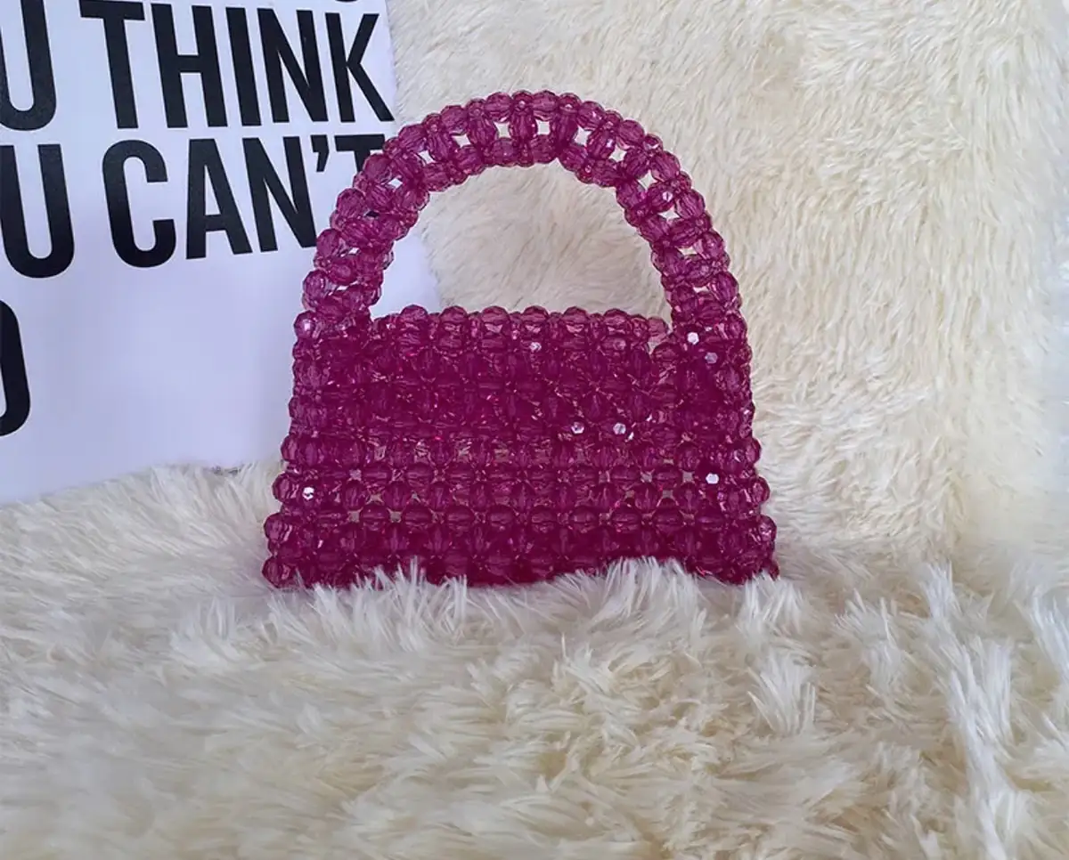 Fucsia Crystal Mini Bag — Moda Park