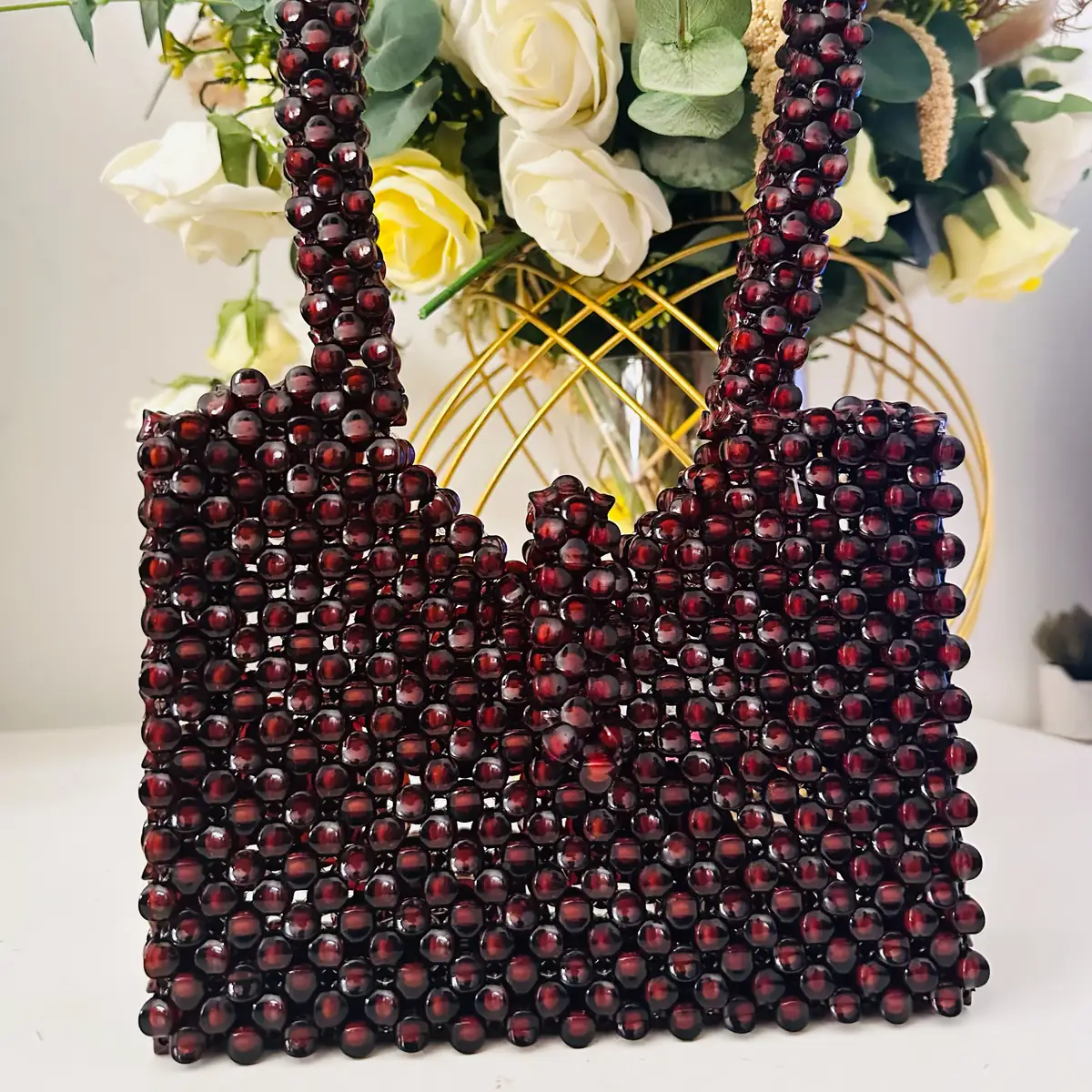 Rubino Wine Crystal Tote — Moda Park