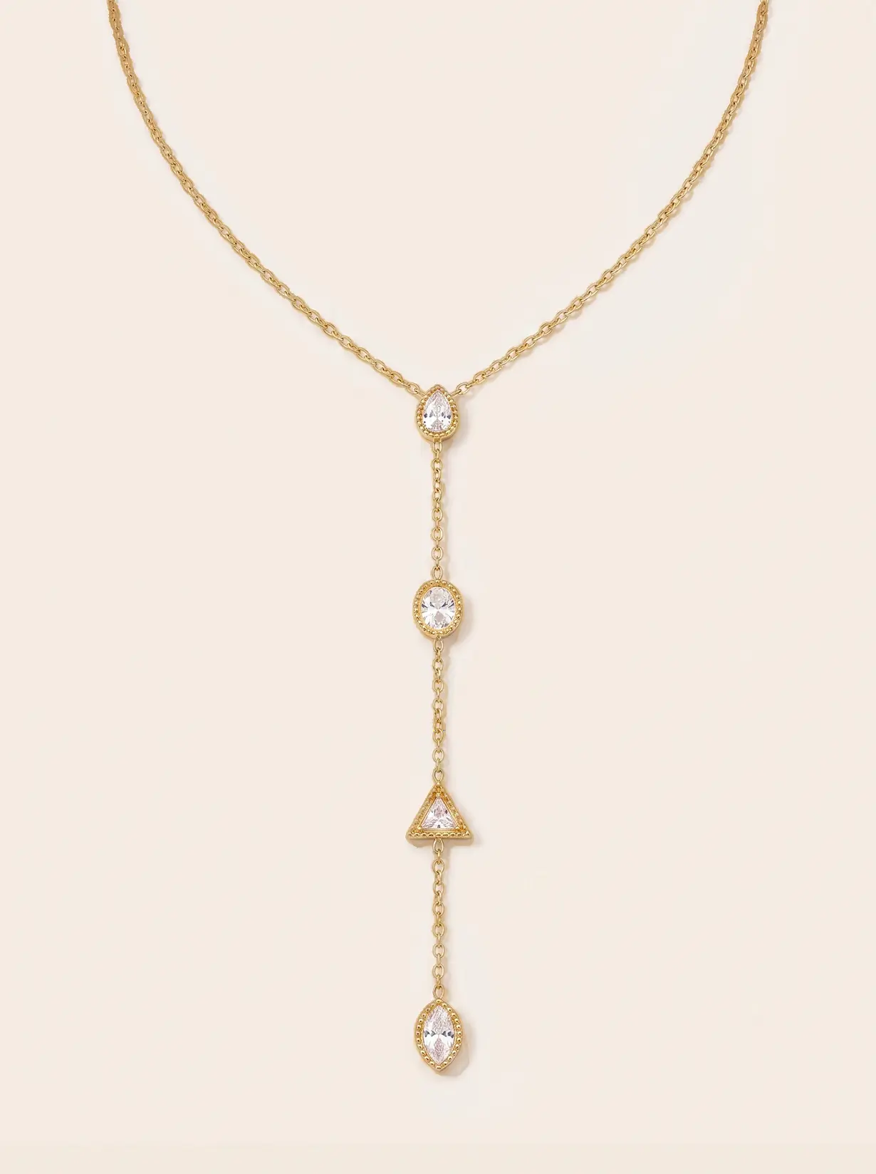 Aurélia Geo Harmony Y Necklace — Vega Fine